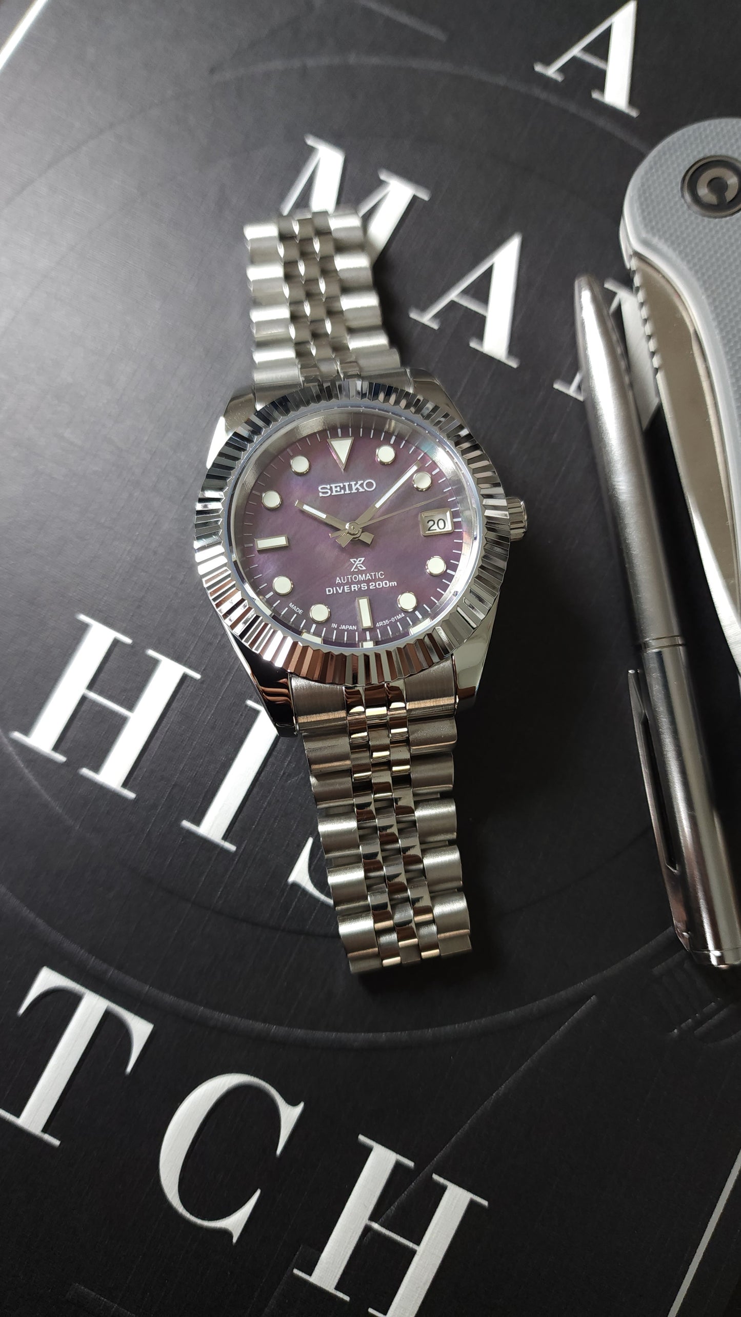 Pearl Dial Datejust - Seiko Mod