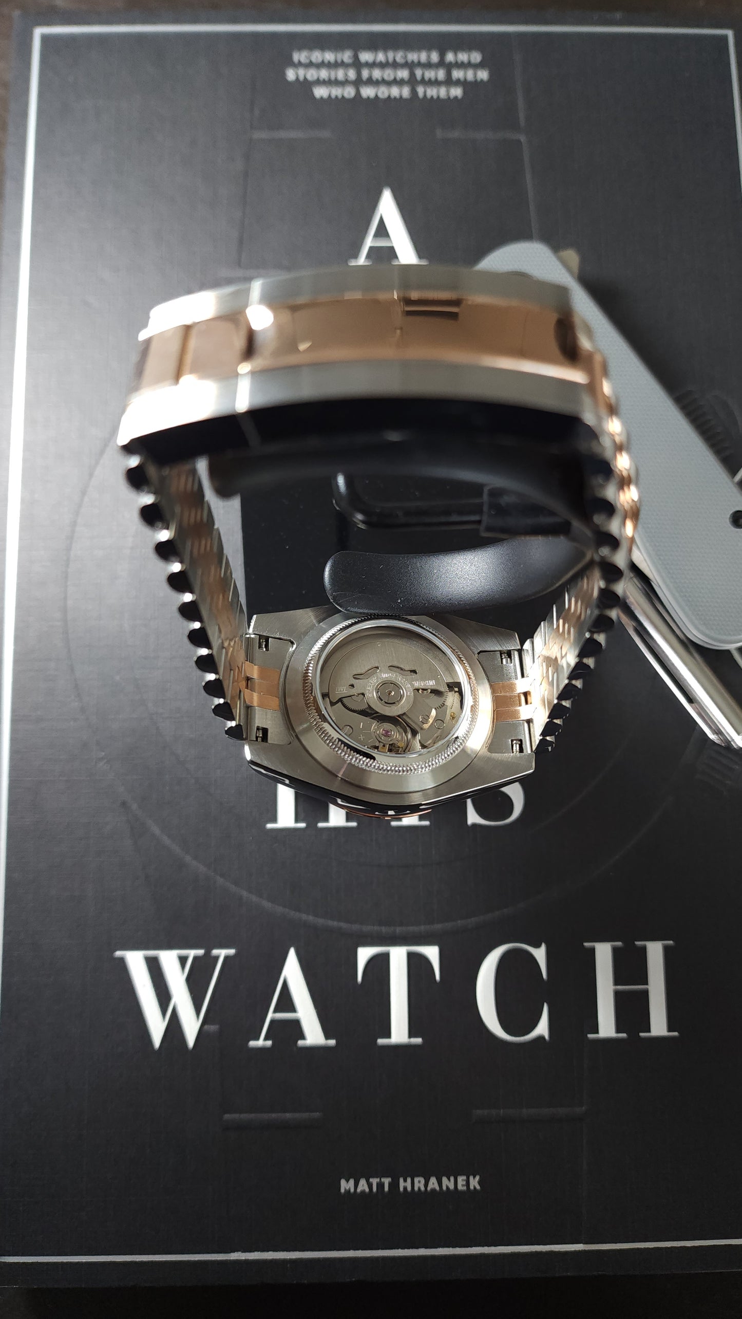 Two Tone Rose Gold Datejust - Seiko mod