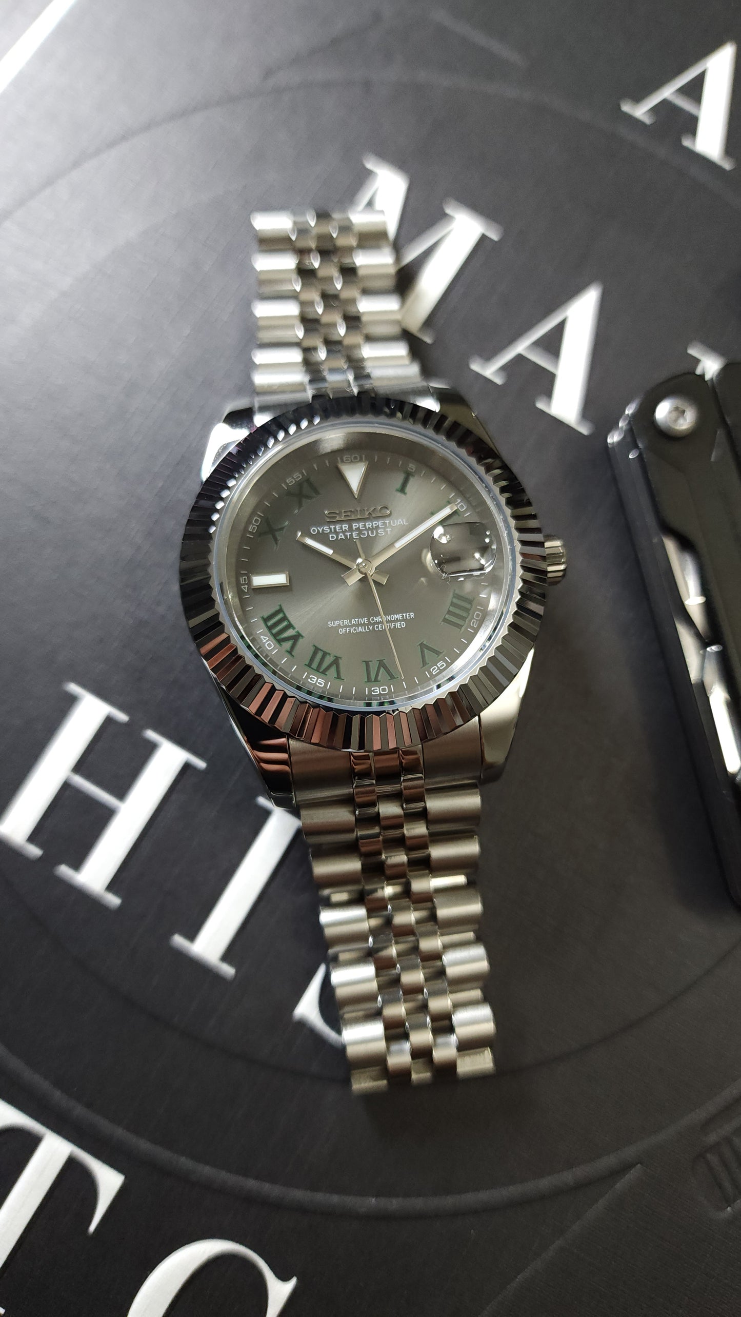 Wimbledon datejust - Seiko Mod