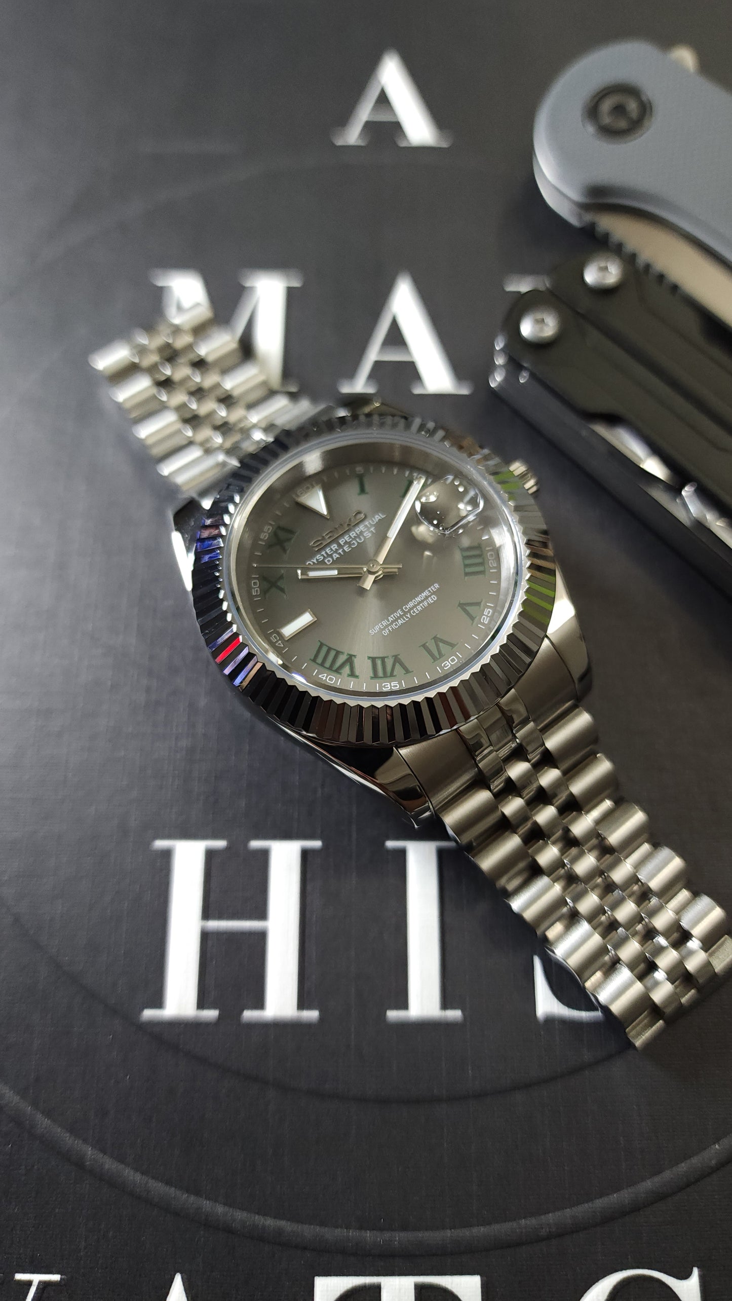 Wimbledon datejust - Seiko Mod