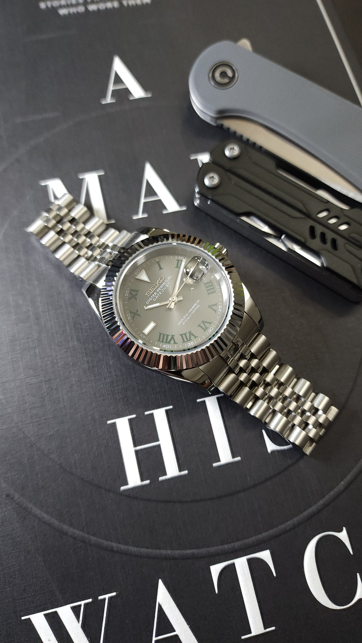 Wimbledon datejust - Seiko Mod