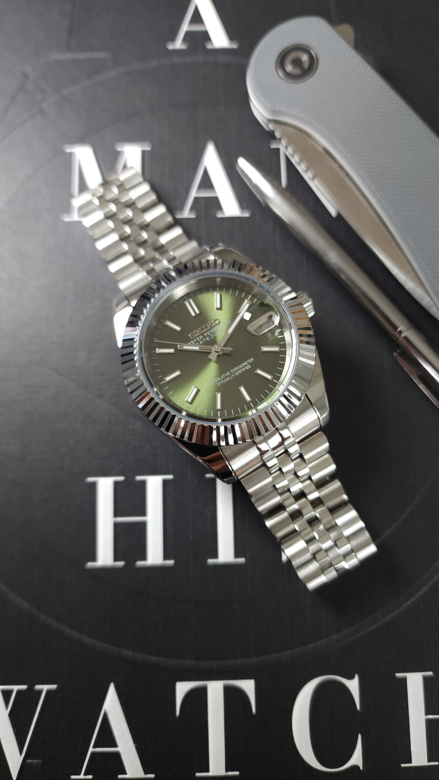 Green Datejust - Seiko Mod